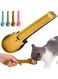 LOLEX Cat Treat Spoon Squeeze, Cat Strip Feeder Spoon for Bisque Bar Feeding, Happy Spoon for Cats Treats, Cat Spoon &amp; Cat Treat Tube Squeezer, Cat Treat Feeder Spoon for Feeding Liquid Food (Brown)