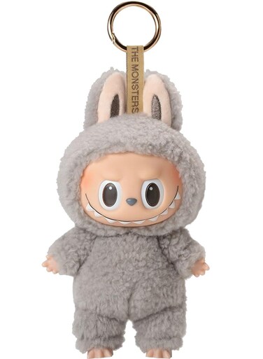 Labubu Plush Monster Doll - Soft Collectible Plush Figure &amp; Keychain, Cute Labubu Monster Plush Toy For Kids &amp; Adults, Trendy Collectible Art Toy Gift, Creative Keychain Plush For Bags, Backpacks