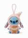 Stitch Figure Keychain Plush Doll 18cm - Cute Vinyl Face Stuffed Animal With Pink Hood &amp; Mango, Disney Lilo &amp; Stitch Surprise Box Series Bag Charm, Soft Hanging Toy Gift For Girls &amp; Kids Birthday Eid