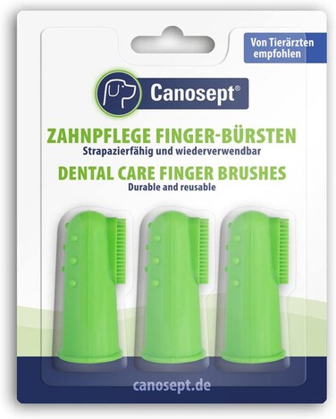 Canosept Dental Care Finger Brush (3 Pieces)
