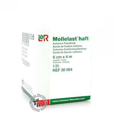 Lohmann Rauscher Mollelast 30064 Hft C/C Bnd Wt 6cmx4M 1S