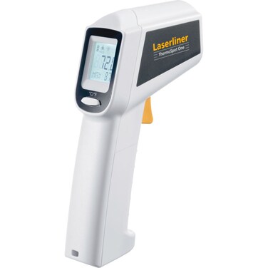 Laserliner ThermoSpot One, Infrared Thermometer, Non-Contact Digital Temperature Gun with 12:1 Optics, -38&deg;C to 365&deg;C Range, High Accuracy IR Measurement Tool - LLR-082.030E