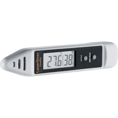 Laserliner ClimaPilot Digital Hygrometer &amp; Thermometer, Dew Point Measurement Device for Accurate Humidity &amp; Ambient Temperature Monitoring for Home &amp; Professional Use - LLR-082.034E