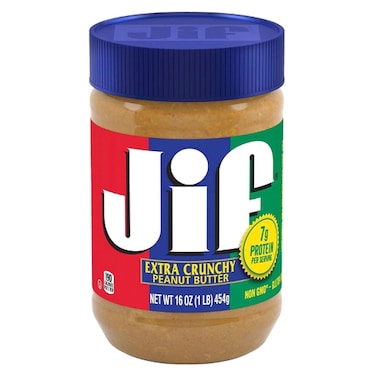 Jif Extra Crunchy Peanut Butter, 454g