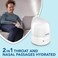 Vicks Personal Cool Mist Ultrasonic Humidifier - Small, Easy To Use, Quiet - Constant Mist Output - Home, Office, Nursery Use, Essential Oil Vapopad Included - Up To 5H - Vul510E1