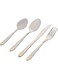 RoyalFord Royal Cutlery Set, 24 Pcs, Stainless Steel Spoon, RF10314 Cutlery Set for 6 People Spoon, Knife and Fork Sets Ideal for Home/Party/Restaurant Mirror Polished, Dishwasher Safe, Multicolor