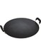 NonStick Round Tawa Fry Pan with Double Side Handle Black 33cm