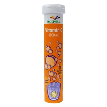 Activita Vitamin C 1000 mg Effervescent Tablets 20's