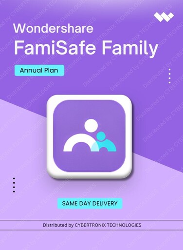 Wondershare FamiSafe Family License   Annual Plan   Digital License   Same Day Delivery