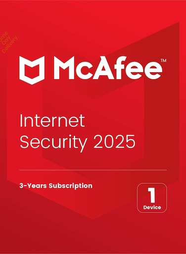 McAfee Internet Security   1 Device 3 Years   2025   Digital License