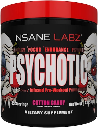 INSANE LABZ PSYCHOTIC COTTON CANDY 212G 35SERV