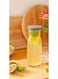 Fonte Carafe &acirc;&euro;&ldquo; 700 ml &acirc;&euro;&ldquo; Clear Glass Pitcher with Grey Silicone Lid for Water, Juice &amp; Cold Beverages