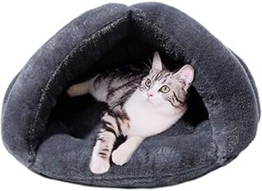 Coodipet Cat Cave Small Dog Bed Cave Self Warming Cat Bed Fleece Cat Bed Cave Dog Cave Warm Pet Cave for Indoor Small Dogs and Cats
