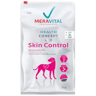 Mera MERAVITAL Skin Control Specialized Dry Food for Skin Health in Dogs   3kg