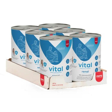 MeraVital Renal Dog Wet Food &ndash; Specialized Diet for Kidney Support &amp; Renal Health 6&times;400g