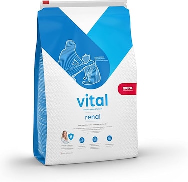 MERAVITAL Renal (3 kg), Dry Cat Food, Diet Food for Kidney Insufficiency for Cats, with Reduced Protein and Phosphorus Content
