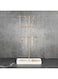 3-Tier Gold Metal T-Bar Jewelry Organizer Stand,layered Jewelry Rack Organizers For Necklaces,Bracelets, Rings, Organizers Trays With Bases Display Holder Tiere
