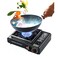 Portable Dual Fuel Gas Stove 2.8KW Butane Camping Cooker with Carry Design and Safety Lock