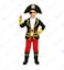 Pirate Costume &ndash; 7-Piece Adventure Set for Boys &amp; Girls   Premium Outfit - Small