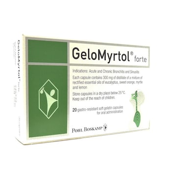 Gelomyrtol Forte Capsules, 20 Tablets