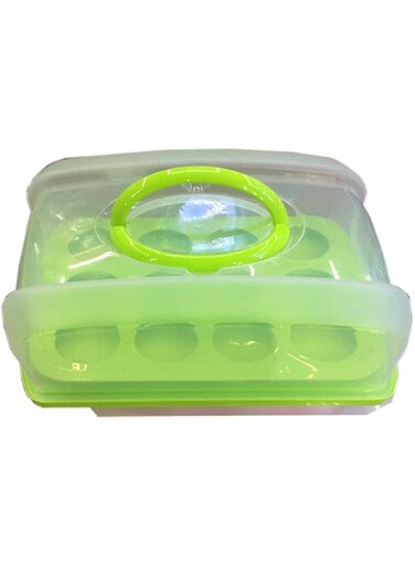 FEELINGS - Travel Cake Box With 12 Pcs Muffin Tray Rectangular