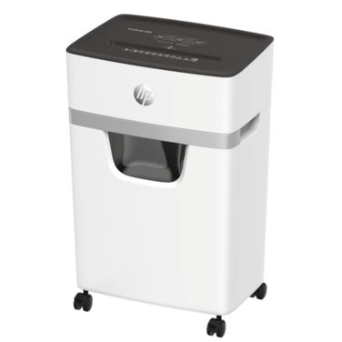 HP OneShred 10MC Office Paper Shredder Machine, P-4 Security, Micro Cut, 10 Sheets, 25L Bin - 2804