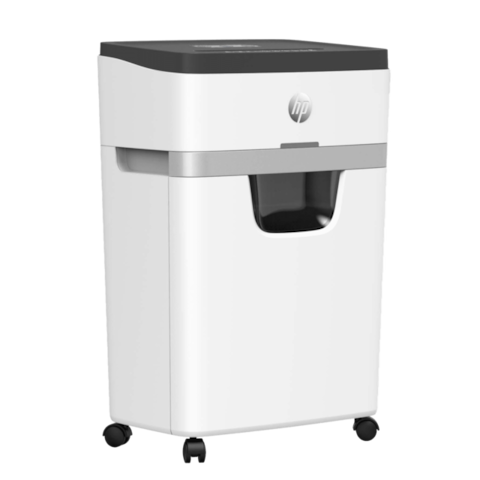 HP OneShred 12MC Office Paper Shredder Machine, P-4 Security, Micro Cut, 12 Sheets, 25L Bin - 2806
