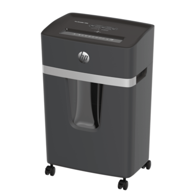 HP Pro Shredder 10MC Office Paper Shredder Machine, P-4 Security, Micro Cut, 10 Sheets, 25L Bin - 2812