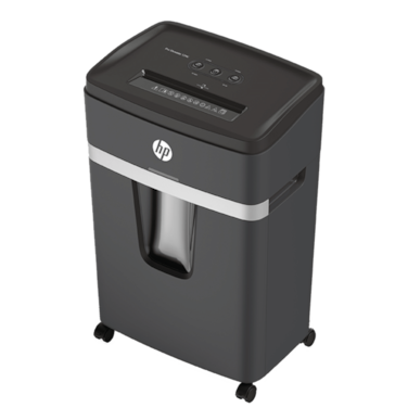 HP Pro Shredder 12MC Office Paper Shredder Machine, P-4 Security, Micro Cut, 12 Sheets, 25L Bin - 2814