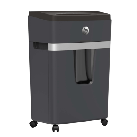 HP Pro Shredder 12MC Office Paper Shredder Machine, P-4 Security, Micro Cut, 12 Sheets, 25L Bin - 2814