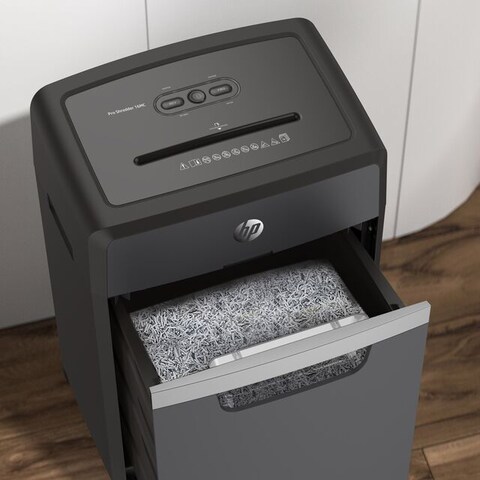 HP Pro Shredder 16MC Office Paper Shredder Machine, P-4 Security, Micro Cut, 16 Sheets, 30L Bin - 2816