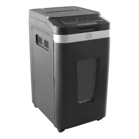 HP Pro Shredder Auto 400MC Office Paper Shredder Machine, P-4 Security, Micro Cut, 400 Sheets, 53L Bin - 2823