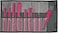 Jaguar A-Line Hair Comb 9-Pieces Set, Pink, 0.19 Kg