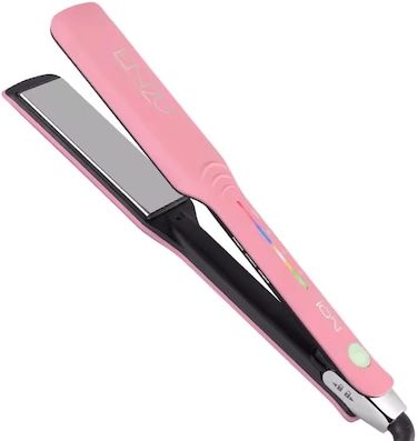 PrecisionWare Enzo EN-3994 Professional Hair Straightener, Advanced Heat Settings, Nano Titanium Plates, Ergonomic Design, Perfect For Smooth, Sleek, Frizz-Free Hair -Intl Version (Pink)