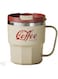 Travel Coffee Mug, Stainless Steel, Ceramic Exterior