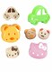3 Pack Bear Shape Sandwich Cutter and Sealer, Uncrustable Sandwich Maker, Cut and Seal, Lunchbox and Bento Box