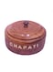 Garden Of Arts Wooden handmade Carving 7*7 Inches Chapati Box Round shape with inner of Stainless Steel