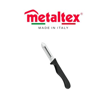 Metaltex Basic Vegetable Peeler 17cm &ndash; Stainless Steel Blade with PP Handle