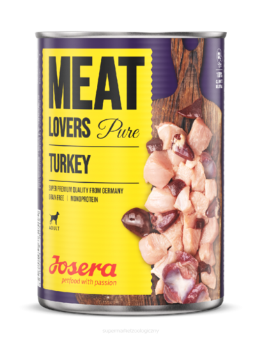 Josera Meat Lovers Pure Turkey Dog Wet Food 400g