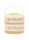 Springs Hot and Cold 2-Layer Food Container, Cream Springs Hot and Cold 2-Layer Food Container - Cream Floral, 3 Liter