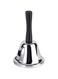 1pcs Loud Hand Bell, Silver Steel Hand Bells for Adults, Dinner Bells for Inside Classroom Bell, for Food Line, Alarm, Jingles, Ringing (Silvery)