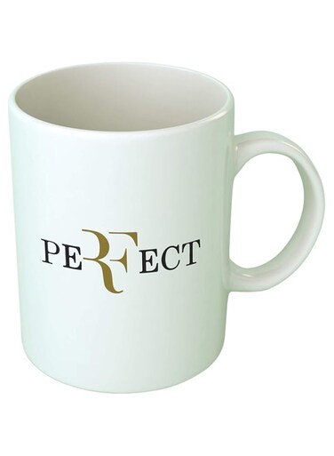 Upteetude Roger Federer Coffee Mug - White