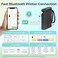 Nelko Label Maker Machine with Tape, P21 Bluetooth Label Printer, Wireless Mini Label Makers with Multiple Templates for Organizing Office Home, Black
