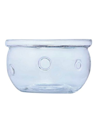 Glass Tea Warmer Clear 7x7x12.5centimeter