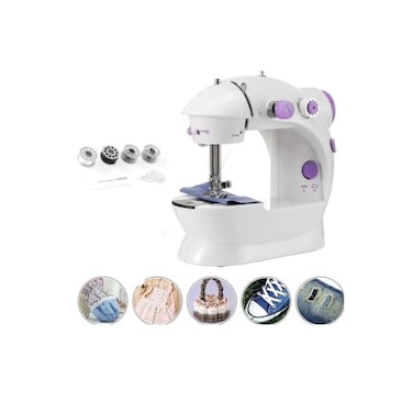 Sewing Machine Sew Whiz Electric or Battery Operated Mini with Double Stage Lights