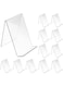 COOLive 4 Pcs Acrylic Book Stand Display 4x5 Inch Clear Acrylic Holder Display Easel Transparent Display Stand Holder Tablet Holder Displaying for Book Photos Picture Notebooks,Music Sheets