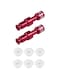 ZYLONE 2 Pack Float Valve - Replacement Parts with 6 Sealer Gasket, Silicone Caps for Pressure Cooker Duo/Duo Plus/Lux 8 QT ( 6 Silicone Caps)