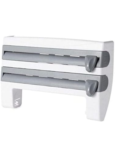 Dubai Gallery Tissue Roll Holder Rack White/Grey