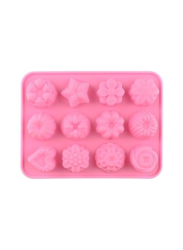 Compartments Small Flowers Chocolate Jelly Mould Silicone Mousse Soap Milk Jelly Candy Baking Mould Chocolate Anisotropic Silicone Moulds
