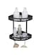BRIMIX Bathroom Shelves SUS 304 Stainless Steel Shower Caddy Shelf Wall Mounted Shower Rack Corner Shower Organizer (Black)